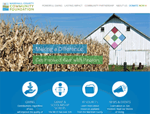 Tablet Screenshot of marshallcountycf.org